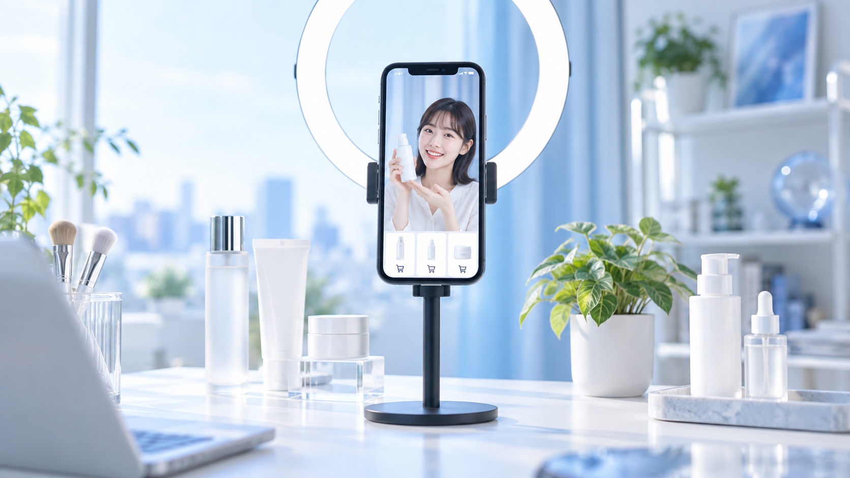TikTok Shopとショッピングのイメージ